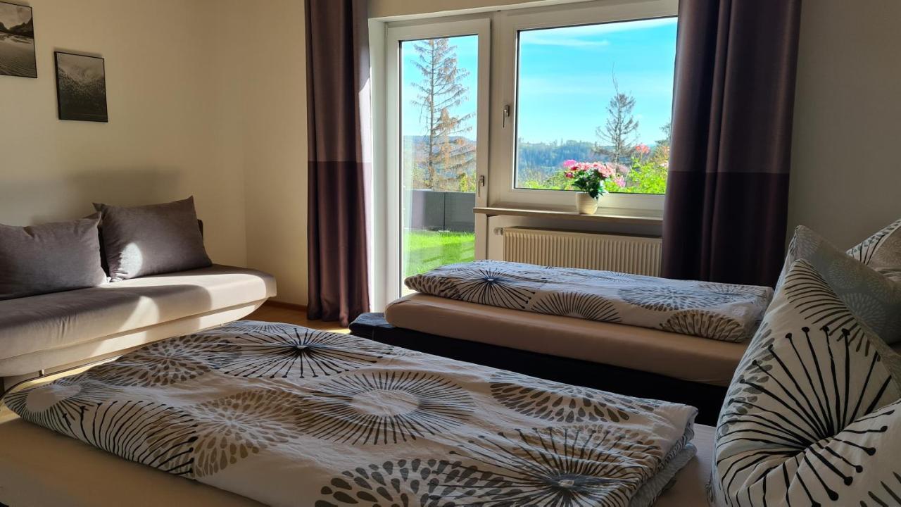 Moderne Ferienwohnung Mit Eigenem Garten Und Traumhaften Blick Wilhelmsthal Exterior photo